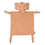 LQI 1PCS Decke Musselindecke, doppelschichtige Elefanten-Sicherheitsdecke, weiches, atmungsaktives Babygeschenk für Jungen und Mädchen