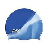 Zoggs Adult Swimming Caps, Comfortable Adult Swimming hat, Non-Slip Lining Adult Swimming Hat, Shaped Swimming Cap, Chlorine Beating Zoggs Swim Cap (One Size)