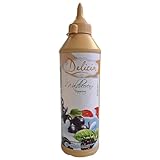 'Waldbeere' Dessertsauce | Verführerischer Topping in einer 600g - Flasche | Delicia Dessertsoße - Vielseitige Verwendung - Entfalten Sie Ihre Kreativität