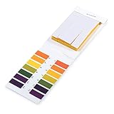 Indikationspapier, 1 Packung (80 Stück), Lackmuspapier 1–14, alkalischer Säuretest, tragbares Wasser-Lackmus-Testkit