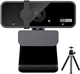 OITTIRA Webcam für PC, Full HD 1080P Webkamera mit Mikrofon, 105° Weitwinkel Webcam für Streaming und Video, Aufnahme, Kompatibel mit PC/Laptop Skype/Studio/Zoom/Facetime
