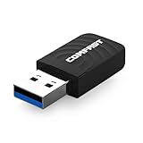 Flintronic USB WLAN Stick, 1300 Mbit/s Wireless WLAN Adapter, Dual Band Internet Stick (5GHz/2,4GHz), MU-MIMO, WPA3/WPA2-PSK, Karte für Laptop PC Windows 11/10/8.1/8/7, Mac OS X 10.11-10.15