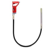 Betonrüttler 1550W mit 2m SCHLAUCHLÄNGE, Elektro Betonverdichter, 35 mm Betonrüttler Flaschenrüttler, Beton Rüttelflasche, Rührwellendrehzahl 5500 U/min, Beton Rüttelflasche für Hausbau, Brückenbau