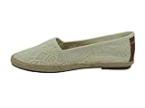 Tom Tailor Damen 5392013 Flacher Slipper, Cream, 39 EU