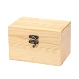 Karteikasten aus Holz mit 150 bunten farbigen Blättern, glatte Schreiblinien, kompaktes Design für Rezepte, Notizen, Sortieren, Holzregister, Organizer