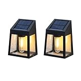 luxurious 2 Solar Außenleuchte Garten Sonnenlicht Wandlampe Home Villa Balkon Wandleuchte Terrasse Dekorative Atmosphäre Lichter