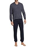 Schiesser Herren Lang Mit Bündchen - Nightwear Set...