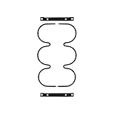 YWJewly Weinregal Living Kitchen Wine Pure Wine Creative Rack Frame Red Rack Room Schmiedeküche, Esszimmer & Bar Flaschen Dosierer (Black, One Size)