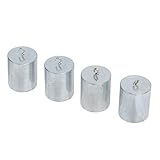 4PCS 200G -Kalibrierungsgewichte, Verchromtes Stahlgewichtsgewicht für Gleichgewichtstests, Heimschulexperimente, mit Haken, die in Aufbewahrungsbox Gespeichert Sind