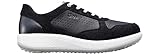JOYA Britt Black, Damensneaker aus Premiumleder und Textil,...
