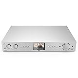 Hama DAB Tuner HiFi Digitalradio Internet Radio FM Tuner Bluetooth Tuner HiFi Internetradio Digitalradio FM WLAN Stereo Receiver Spotify Amazon Music Fernbedienung USB AUX Wecker DIT2105SBTX Silber