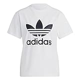 adidas Women's Trefoil Tee T-Shirt, White, X-Large