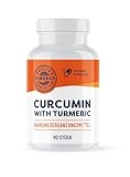 Vimergy Curcumin mit Gelbwurz Kapseln, 30 Einnahmen – Curcumin & Gelbwurz Kräuter-Zusätze – Curcuma Kapsel Flüssiger Füllung – Vegane Curcumin & Kurkuma Kapseln – Gentechnik- und Glutenfrei (90 Stk.)