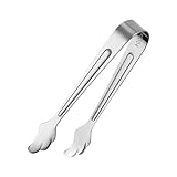 Servierzangen – tragbare Servierzangen – Servierzangen aus Metall für die Küche – Zuckerzange – Eiszangen für Küche, Hochzeit, Restaurant
