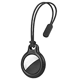 Ainiv Schutzhülle für AirTag, Hardcase Keyring Schutzhülle Kompatibel mit AirTags, Schutzhülle für Apple AirTags, Hülle Schlüsselanhänger Case, Leicht Cover mit Schlaufe