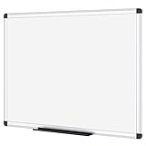 VIZ-PRO Whiteboard - mit Alurahmen, Magnetisch - 60 x 45 cm
