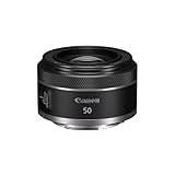 Canon RF 50mm F1.8 STM Objektiv | Kompakt und leicht, hohe Lichtstärke von 1:1,8, kompatibel mit Allen Canon Kameras der EOS R Serie Schwarz