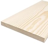 REESE Glattkantbretter - Fichte gehobelt - 1,9 cm stark x 60 cm lang - 25 cm Breite - Zum Bau von Regalen und Möbeln sowie für Bastelarbeiten