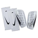 Nike Unisex Shinguard Mercurial Lite, White/White/Black, DN3611-100, S