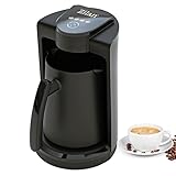 Zilan Single Coffee Maker | Filterkaffeemaschine klein | Kleine Kaffeemaschine | Single Coffee Machine | Touch Control Schalter | Edelstahl | 1-4 Tassen