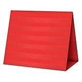 Kompaktes Taschen-Tafel, Tischaufsteller – doppelseitiges Faltbrett für Klassenzimmer und Zuhause – Phonetik und Anzeige für Schüler und Lehrer