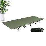 Tktouci Campingbett - Faltbares Schlafbett Für Camping Platzsparend | Bett Mit Einfachem Aufbau Für Outdoor Rucksacktour Wandern Reisen Und Gäste