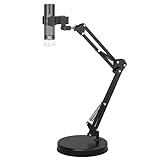 WiFi-Digitalmikroskop für iPhone, Android-Handys sowie Windows, Mac, Linux und Chrome, HD 3840x2160p kabellose Mikroskopkamera, tragbares Mikroskop mit verstellbarem Stativ für Erwachsene und Kinder