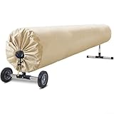 Desiumite Schutzhülle für Solar-Pool-Decken-Spule – 420D wasserdichtes Oxford-Tuch, UV- und witterungsbeständig, für einfache Reinigung, faltbares Design für 4,8 m und 5,5 m Rollen (4,8 m)