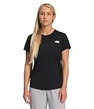 THE NORTH FACE Elevation Damen-T-Shirt, kurzärmelig (Standard- und Übergröße), TNF Schwarz, X-Klein