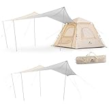 Naturehike Ango Zelt Pop up Zelte 3 Person 4 Person Camping Zelt Wasserdicht Winddicht Einfacher Aufbau Automatikzelt für Camping, Wandern, Outdoor