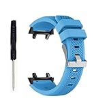 Armband Kompatibel mit Amazfit T-Rex/T-Rex Pro Smartwatch, Weiches Silikon Ersatzarmband Uhrenarmband Sportarmband mit 2 Schraubendreher (I, 22.5X2.2X0.5CM)