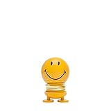 Hoptimist Smiley Wackelfigur & Glücksbringer, Deko Skandinavisch, Wohnzimmer & Schreibtisch Deko, Büro Gadgets, Tolle Kleine Geschenke, 4,5 x 5,6 x 6,6 cm, Small, Gelb