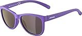 ALPINA LUZY - Verspiegelte und Bruchsichere Sonnenbrille Mit 100% UV-Schutz Für Kinder, purple matt, One Size