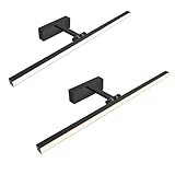 LILIIN 10W LED Spiegelleuchte Badezimmer Badleuchte, IP44 Wasserdicht Badlampe Spiegellampe für Wandbeleuchtung und Spiegel Beleuchtung, Type-J01, Warmweiß