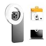 Kodak Ringlicht Mini 4' (10 cm) – Ringlicht Handy Wiederaufladbares (USB-C) Ringlicht für Handy, Laptop – Dimmbar mit 3 Lichtmodi, entwickelt für Selfie, Tik Tok, und Videokonferenz