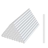 UKOFEW Mini Klebesticks, Heißklebesticks, Durchsichtig Heißklebestifte, Heißkleber, Klebestick zum DIY und Reparieren Dekorieren Transparent für Heißklebepistole (7x100mm,100PCS)