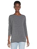 ONLY Damen Onlglamour 3/4 JRS Noos Top, Dark Grey Melange, XL EU