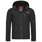 Höhenhorn Breithorn Herren Softshell Jacke Outdoor NEW Schwarz Gr. XXL