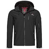 Höhenhorn Breithorn Herren Softshell Jacke Outdoor NEW Schwarz Gr. XL