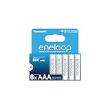 eneloop, AAA/Micro NI-MH Akku, 8er-Pack, Kapazität mit min....