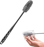FlaschenbüRste Lang,Flaschenreiniger BüRste,FlaschenbüRsten Silikon,Bottle Brush,SpüLbüRste Glasflasche Silikon KüChe FlaschenbüRste Schmaler Hals