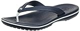 Crocs Crocband Flip-Sandalen – Unisex Flip-Sandalen für Erwachsene – Wasserdichte, schnell trocknende Flip-Flops – Navy – Größe 38-39