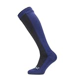 SEALSKINZ Unisex Kaltes Wasser Wasserdichte Socken , Schwarz/ Blau, L