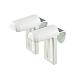 Victoria M. Klemmfix Universal-Klemmhalter für Fensterrahmen aus Holz, passend für Rollos & Jalousien, Befestigung ohne Bohren, 2er Set