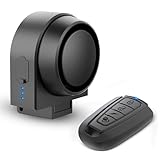 XIAOKOA Einbrecher Alarm,Intelligenter Alarm mit Drahtloser Fernbedienung,Wasserdichter Intelligenter Vibration Sensor Alarm,Geeignet für Fahrrad/Motorrad/Elektrofahrzeug/Roller