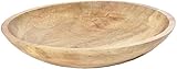 Holzschale Schale Dekoschale Servierschale Obstschale Holz Ø 40cm A040