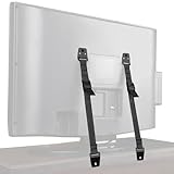 2 Pcs MöBel TV Kippsicherung für Kinder Set, Verstellbar Kindersicherung Fernseher, TV Kippsicherung Sicherheitsgurte zum Verschrauben, Einstellbar Kipp-Möbelgurte für Möbel Flachbildfernseher