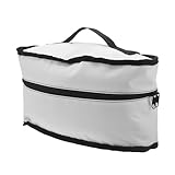 TOYANDONA Organizer für Handdampfbügeleisen Weiß Aufbewahrungstasche mit Easy Open System Kompakt und Staubgeschützt für Reise Zuhause