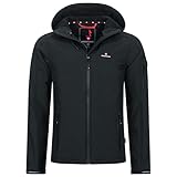 Höhenhorn Breithorn Herren Softshell Jacke Outdoor New Schwarz Gr. L