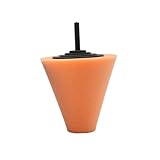 TOYZFRIENDY Kegelförmiges Polierschwamm Polierpad Orange für Auto Radpflege Buffing Wax Finish Polierwerkzeug